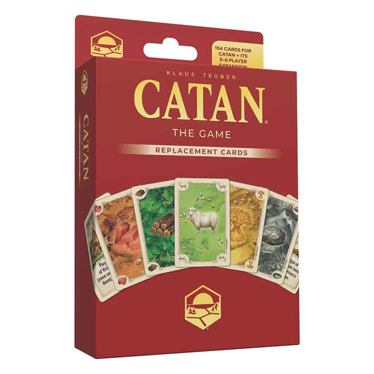 CATAN Base Game Replacement Cards Pack 6th Edition Seventh Dimension Ltd